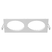 217526 Рамка INTERO 16 Double QUADRO БЕЛЫЙ