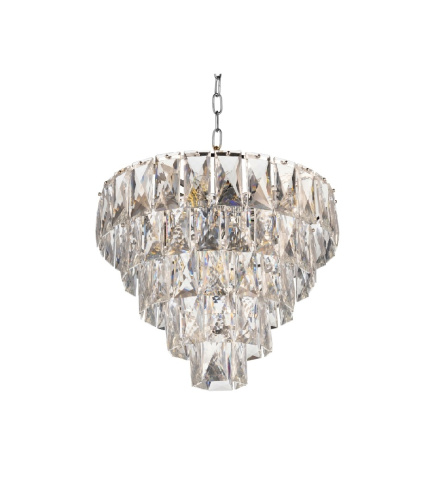 Хрустальная подвесная люстра Lumina Deco Reeli LDP 6004-400 CHR фото 3