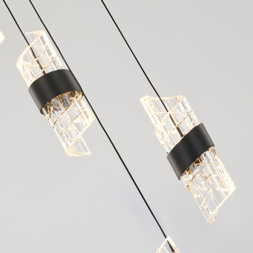 Подвесной светильник MD23001022-5A matt black фото 2