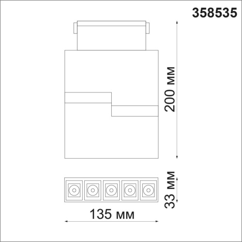 358535 SHINO NT21 083 черный Трековый светильник для низковольного шинопровода IP20 LED 4000K 12W 48V KIT фото 3 358535 SHINO NT21 083 черный Трековый светильник для низковольного шинопровода IP20 LED 4000K 12W 48V KIT фото 3