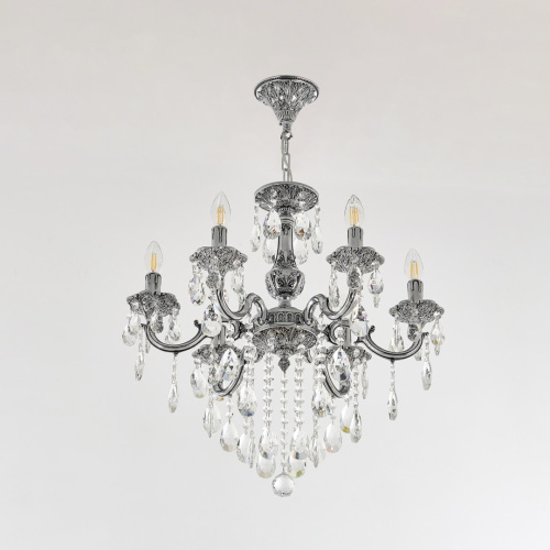 Люстра с хрустальными подвесками AL78101/6/175 B NB Bohemia Ivele Crystal (Богемия Ивеле Кристалл) фото 5