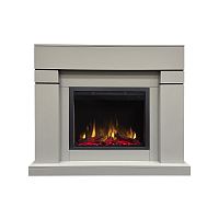 Электрокамин RealFlame Lindelse 25,5/26 GR серый c очагом Saphir 25,5
