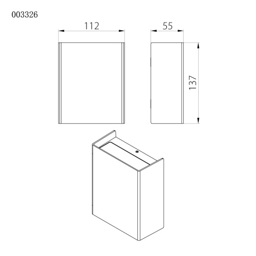 Настенный фонарь Natural Concepts, Арт. NC-013326-DG фото 5