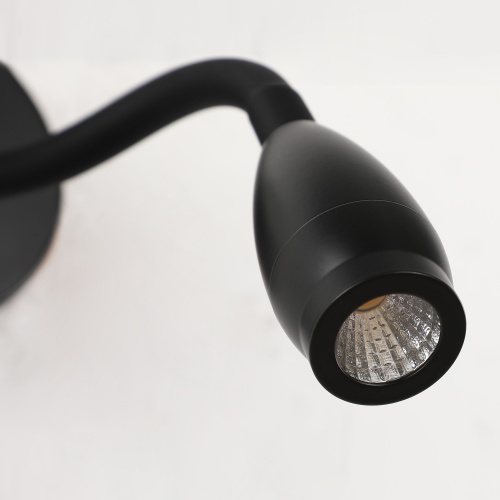 Светильник настенный гибкий черный LED 3Вт 30см Zortes WEICH ZRS.10012.14 фото 3 Светильник настенный гибкий черный LED 3Вт 30см Zortes WEICH ZRS.10012.14 фото 3