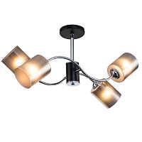 Светильник на штанге Escada 661/4PL E27*60W Black/Chrome