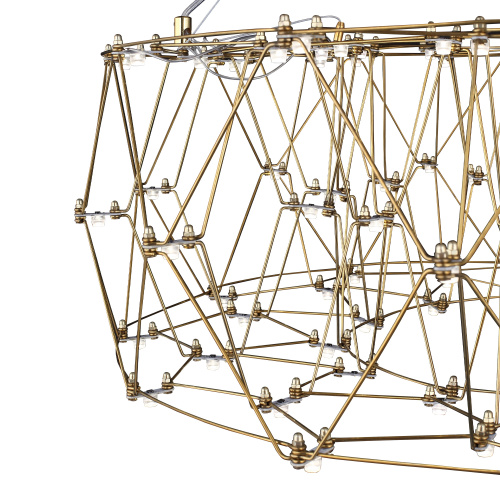 SL6602.203.48 Светильник подвесной ST-Luce Золотистый/Прозрачный LED 1*48W 4000K GRAVETTA фото 2