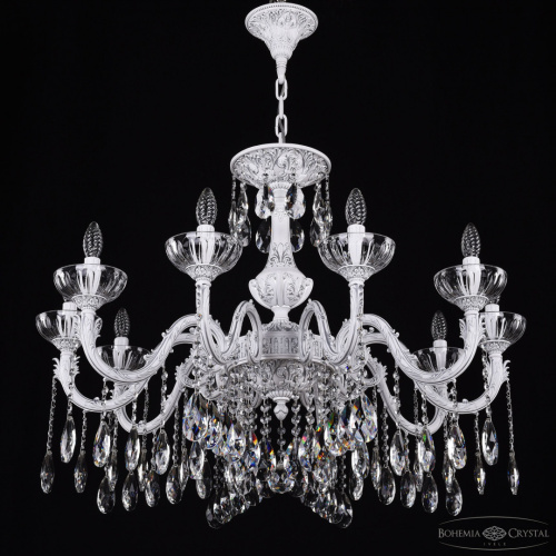Люстра с хрустальными подвесками AL79101/10/300 A WMN P Clear/M-1H Bohemia Ivele Crystal (Богемия Ивеле Кристалл) фото 2 Люстра с хрустальными подвесками AL79101/10/300 A WMN P Clear/M-1H Bohemia Ivele Crystal (Богемия Ивеле Кристалл) фото 2