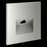 Накладка для розетки компьютерной RJ45 кат.6 S70 (сталь) Voltum VLS001305