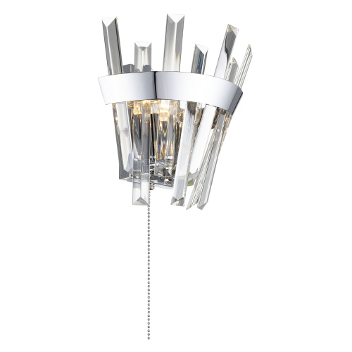 Citilux Вестерос CL307310 Бра хрустальное с выключателем Хром фото 3 Citilux Вестерос CL307310 Бра хрустальное с выключателем Хром фото 3