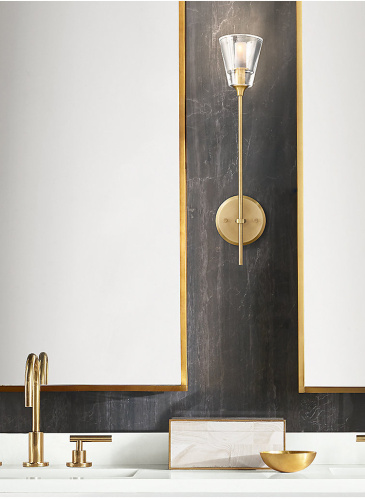 Настенный светильник Torche De Verre 1 light gold фото 2 Настенный светильник Torche De Verre 1 light gold фото 2