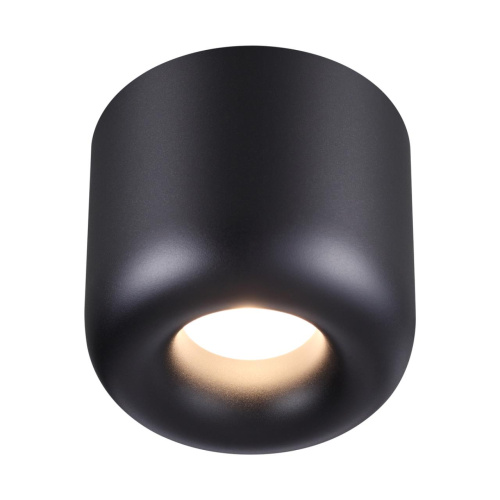 359440 OVER NT24 372 черный Светильник накладной влагозащищённый IP44 LED 10W 220-240V 3000K 650Лм LISSE фото 4