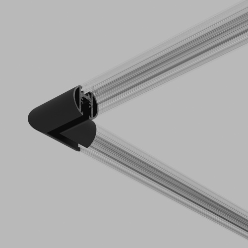 Mini Magnetic Коннектор угловой для накладного шинопровода Round черный 85215/00 Mini Magnetic Коннектор угловой для накладного шинопровода Round черный 85215/00