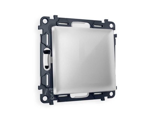 Комплект механизма 1-кл выключателя AMBRELLA VOLT ALFA Серебро глянец QUANT (AP4010, VM101) MA401010 Комплект механизма 1-кл выключателя AMBRELLA VOLT ALFA Серебро глянец QUANT (AP4010, VM101) MA401010