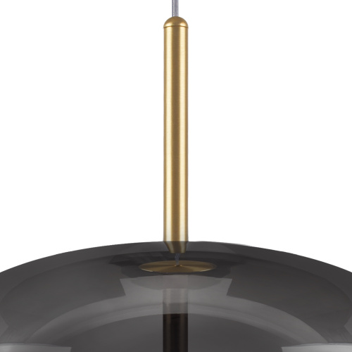 804018 Люстра CUPOLA LED 1х18W 900LM ЗОЛОТО/ДЫМЧАТЫЙ 3000K фото 5 804018 Люстра CUPOLA LED 1х18W 900LM ЗОЛОТО/ДЫМЧАТЫЙ 3000K фото 5