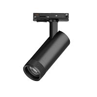 C4127SS Светильник CANNO PRO д/треков BARRA LED 12W 840LM 20-55G ЧЕРНЫЙ 2700-4200-6000К IP20 с тонким адаптером (304127 + 592007-SS)