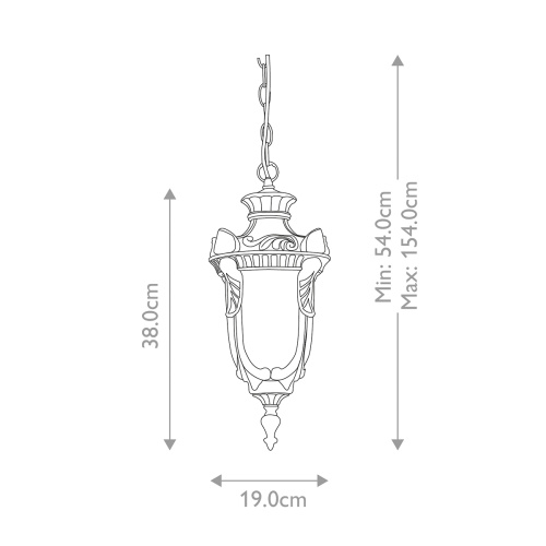 Подвесной фонарь Elstead Exterior, Арт. PH8-M-OB фото 2