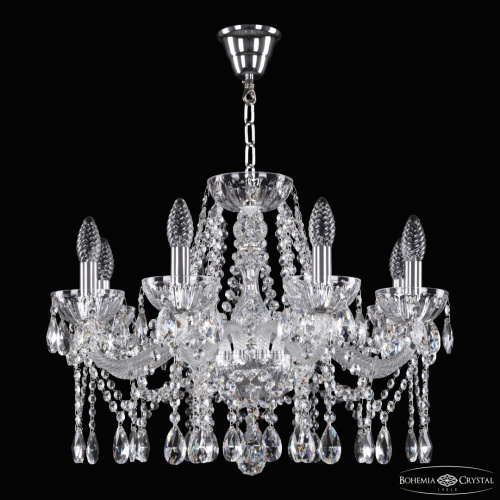 Люстра 5413/8/200 Ni Clear/M-1H Bohemia Ivele Crystal (Богемия Ивеле Кристалл) фото 2 Люстра 5413/8/200 Ni Clear/M-1H Bohemia Ivele Crystal (Богемия Ивеле Кристалл) фото 2