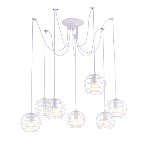 Подвесная люстра Arte Lamp SPIDER A1110SP-7WH