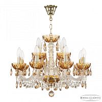 Люстра 5402/8+4/195 G Amber/M-1H K721 Bohemia Ivele Crystal (Богемия Ивеле Кристалл)