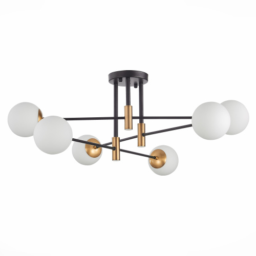 SL1203.402.06 Люстра потолочная ST-Luce Бронза,Черный/Белый E27 6*40W LIMANO фото 7
