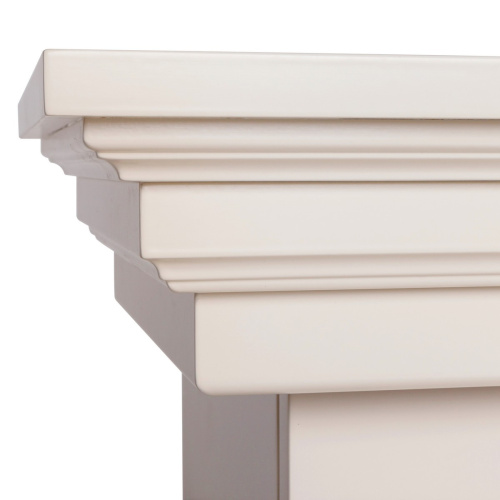 Каминокомплект ONTARIO/ЛЕОНАРДО Белый матовый с очагом Электроочаг BEVERLY-S MULTY/БЕВЕРЛИ МУЛЬТИКОЛОР фото 4