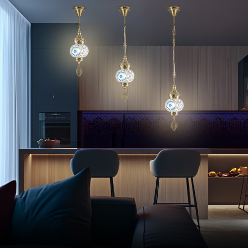 Citilux Каир CL419116 Подвесной светильник Мозаика Синяя фото 11 Citilux Каир CL419116 Подвесной светильник Мозаика Синяя фото 11