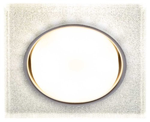 Светильник встраиваемый cо светодиодной подсветкой ЭРА DK LD50 CH/SHSL под лампу GX53 хром/серебро Б0057471 фото 7