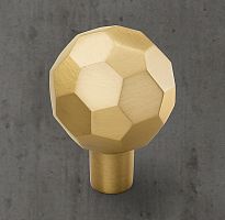 Ручка-кнопка Durham d.3.2 Lac.Burnished Brass