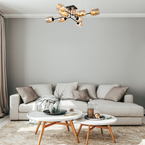 Потолочный светильник Escada 699/8P E27*60W Black фото 6 Потолочный светильник Escada 699/8P E27*60W Black фото 6