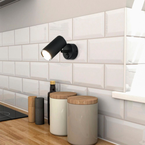 Настенный светильник Rutero GU10 SW черный Rutero GU10 SW черный (MRL 1003) фото 4 Настенный светильник Rutero GU10 SW черный Rutero GU10 SW черный (MRL 1003) фото 4