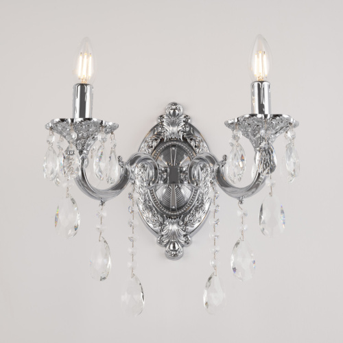 Бра с хрустальными подвесками AL7801B10/2/175 B Ni Bohemia Ivele Crystal (Богемия Ивеле Кристалл) фото 4