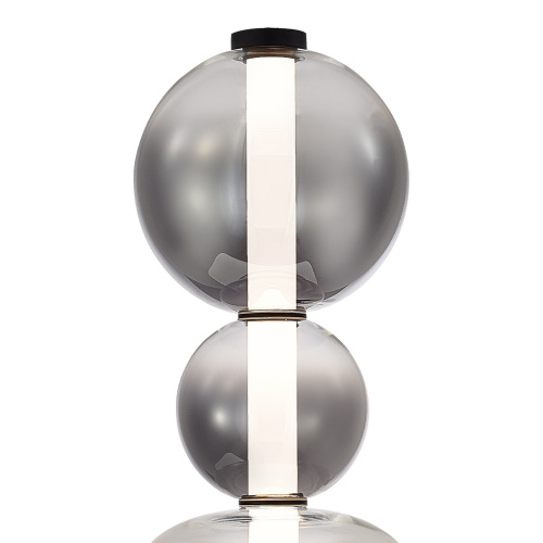 SL6119.404.18 Прикроватная лампа ST-Luce Черный/Дымчато-Серый LED 1*18W 3000K PERLINA фото 4