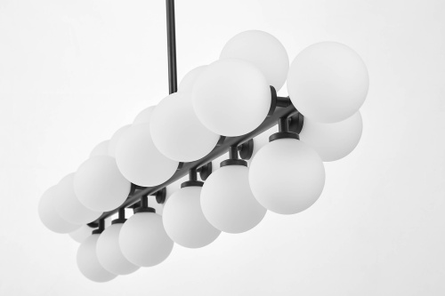 Подвесной светильник Lumina Deco Marsiada LDP 6033-24 BK фото 5