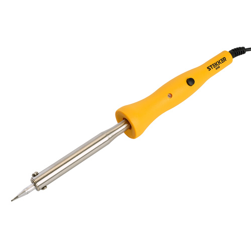 PLE201- 60 Паяльник 60W с кнопкой вкл., нихромовый нагреватель, долговечное жало, 230В фото 3