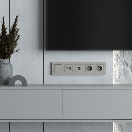 W0052917/ Рамка на 5 постов Slab (дымчатый софт) W0052917 фото 3 W0052917/ Рамка на 5 постов Slab (дымчатый софт) W0052917 фото 3