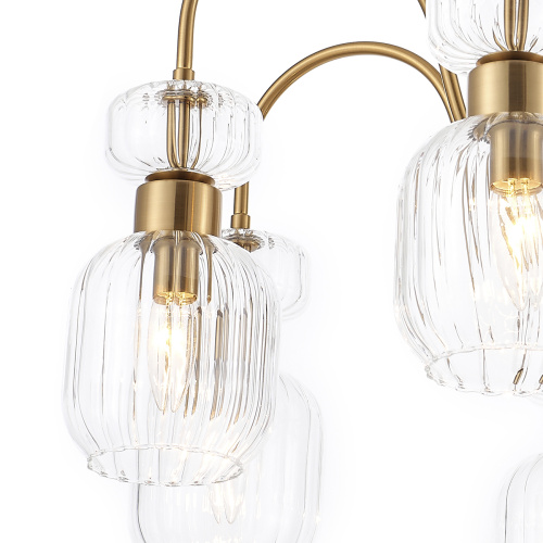 Светильник на штанге Escada 1141/8PL E14*60W Antigue copper/Clear фото 5 Светильник на штанге Escada 1141/8PL E14*60W Antigue copper/Clear фото 5
