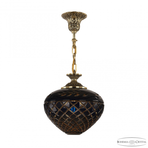 Подвесной светильник бронзовый с хрусталём 7003P/23 GB Amber-Blue/H-1B Подвесной светильник бронзовый с хрусталём 7003P/23 GB Amber-Blue/H-1B
