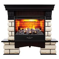 Электрокамин RealFlame Kavkaz 24/25,5 AO античный дуб с очагом 3D Firestar 25,5