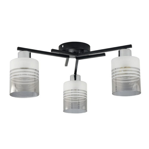 Потолочный светильник Escada 1132/3P E27*60W Black/Chrome фото 2 Потолочный светильник Escada 1132/3P E27*60W Black/Chrome фото 2
