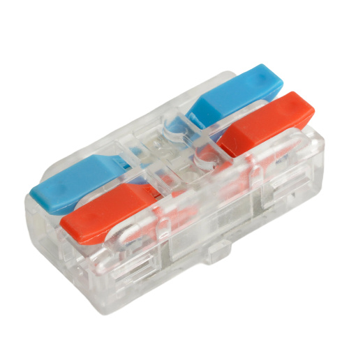 Клемма супер-компактная проходная серии 219 на 2 контакта STEKKER,LD219-422,  (DIY упак 10 шт) фото 2