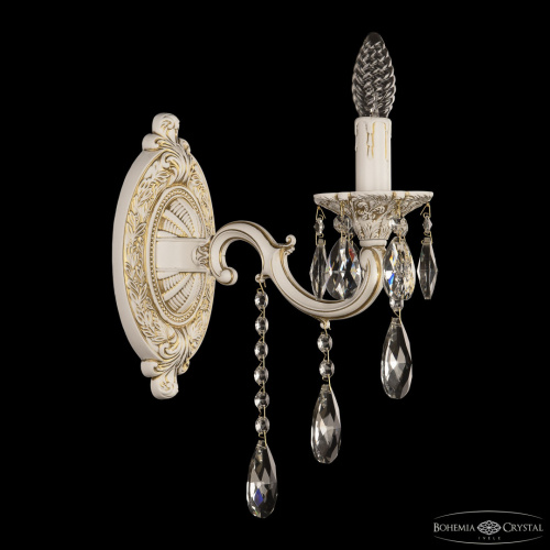 Бра с хрустальными подвесками AL7801B10/1/175 B WMG Bohemia Ivele Crystal (Богемия Ивеле Кристалл)
