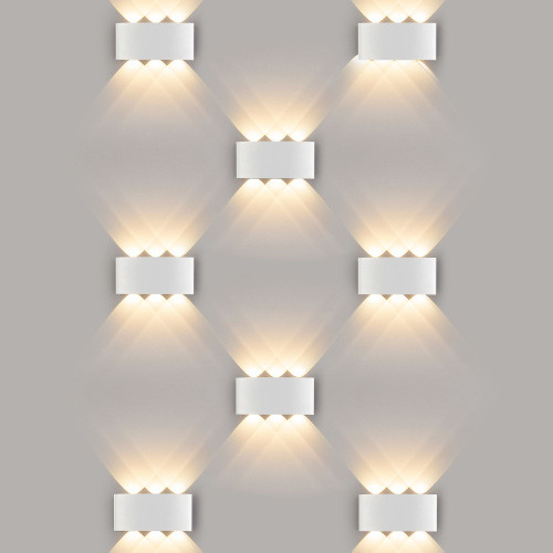 Пылевлагозащи<wbr>щенный светодиодный светильник Twinky Trio белый IP54 1551 Techno LED белый фото 7