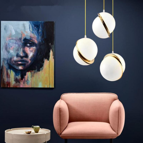 Подвесной светильник Crescent 3S brass фото 2 Подвесной светильник Crescent 3S brass фото 2