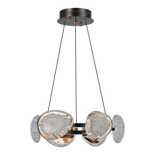 SL6018.203.48 Светильник подвесной ST-Luce черный/ золотистый / прозрачный LED 1*48W 4000K ENIGMA фото 3