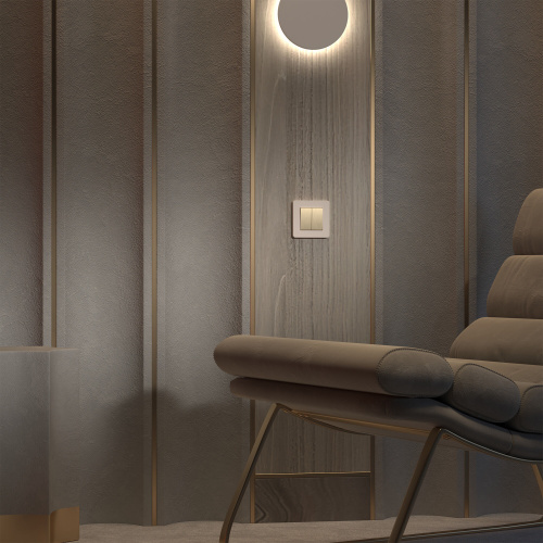 Рамка из поликарбоната на 1 пост Split айвори/белый, soft-touch W0013066 фото 6 Рамка из поликарбоната на 1 пост Split айвори/белый, soft-touch W0013066 фото 6