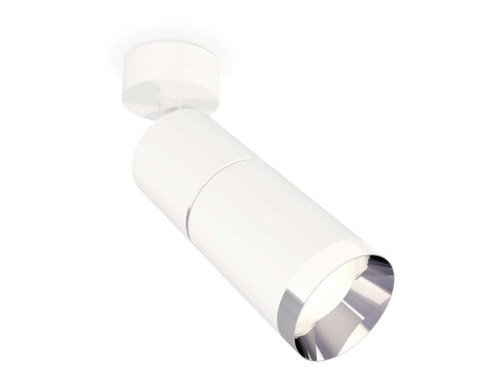 Комплект накладного светильника Ambrella light Techno Spot XM6312010 SWH/PSL белый песок/серебро полированное (A2202, C6301, A2060, C6312, N6132)