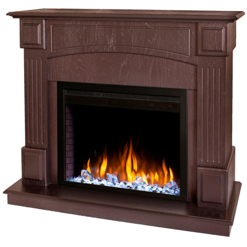 Электрокамин RealFlame Carolina 24/25,5 DN темный орех с очагом Saphir 25,5 фото 4 Электрокамин RealFlame Carolina 24/25,5 DN темный орех с очагом Saphir 25,5 фото 4