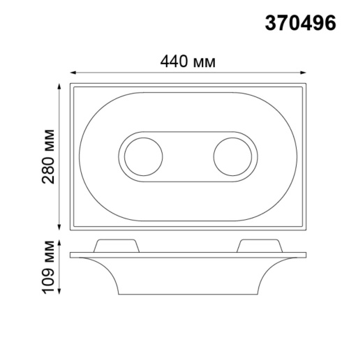 370496 SPOT NT19 628 белый гипс Встраиваемый под покраску светильник IP20 GU10 2*50W 220V CAIL фото 3 370496 SPOT NT19 628 белый гипс Встраиваемый под покраску светильник IP20 GU10 2*50W 220V CAIL фото 3