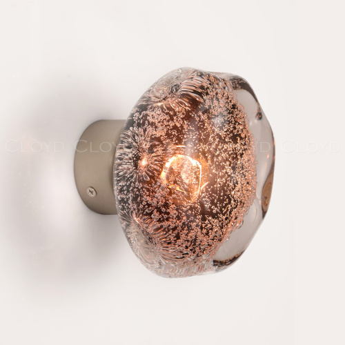 Бра Cloyd VOCAL W1 / латунь - розовое стекло (арт.20365) фото 2 Бра Cloyd VOCAL W1 / латунь - розовое стекло (арт.20365) фото 2