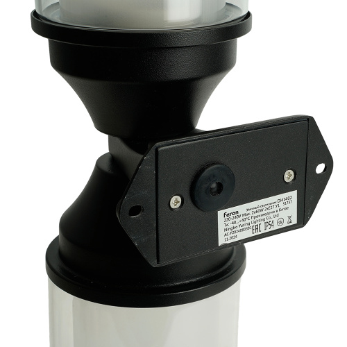 Светильник садово-парковый Feron DH1402, на стену, 2*E27 220-240V, черный фото 9